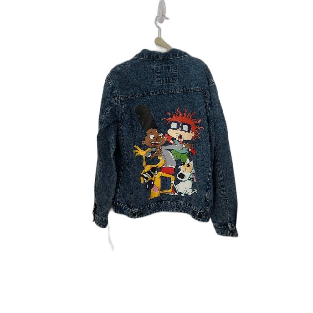 Nickelodeon jean jacket Members Only L